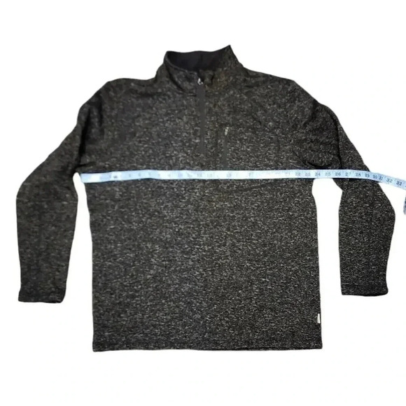 Magellan Outdoors Classic Fit Side Pockets Zips Charcoal Gray Pullover Top Sz L - Picture 6 of 8